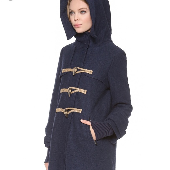 Free People boiled wool military peacoat - Picture 2 of 7